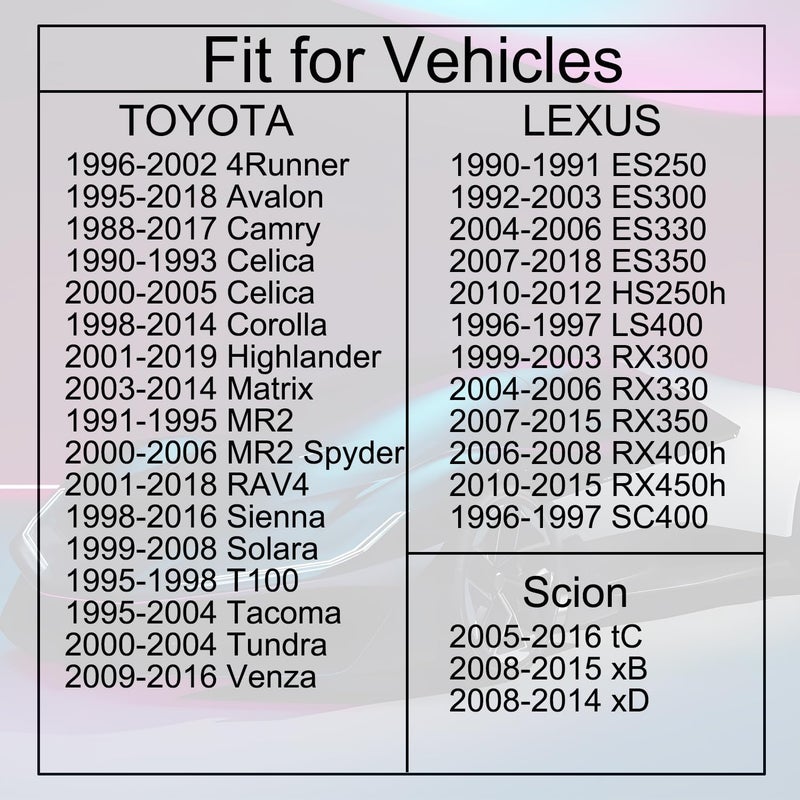 XCZBX 90916-03075 Thermostat Fit for 1988-2018 Toyota 4Runner Avalon Camry Celica Corolla Highlander Matrix MR2 RAV4 Sienna Solara T100 Tacoma Tundra Venza,1990-2016 Lexus ES250 ES300 ES330 ES350 - Image 2